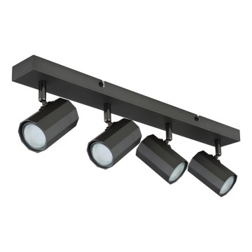 Globo - Foco 4xGU10/25W/230V negro