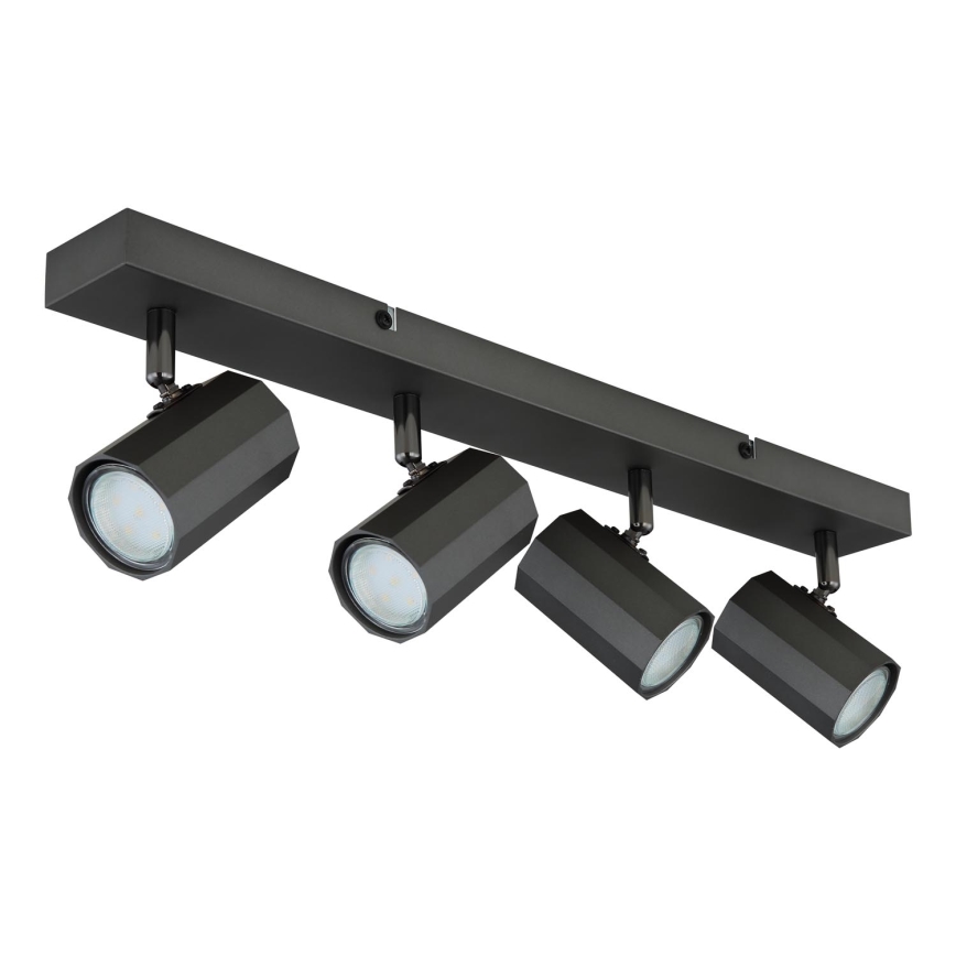 Globo - Foco 4xGU10/25W/230V negro