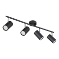 Globo - Foco 4xGU10/25W/230V negro