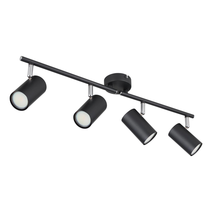 Globo - Foco 4xGU10/25W/230V negro