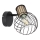 Globo - Foco de pared 1xE27/40W/230V