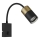 Globo - Foco de pared 1xGU10/25W/230V negro/dorado