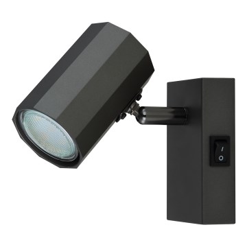 Globo - Foco de pared 1xGU10/25W/230V negro