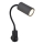 Globo - Foco de pared con enchufe 1xGU10/35W/230V negro