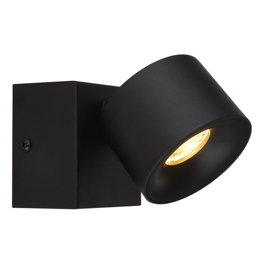 Globo - Foco LED de pared LED/6W/230V negro