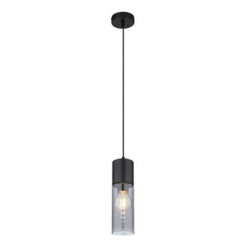 Globo - Lámpara colgante 1xE27/25W/230V diá. 10,5 cm negro