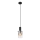 Globo - Lámpara colgante 1xE27/40W/230V diá. 12,5 cm negro