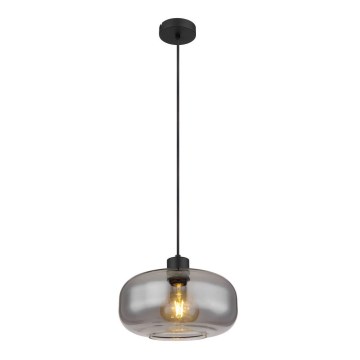 Globo - Lámpara colgante 1xE27/40W/230V diá. 28 cm gris