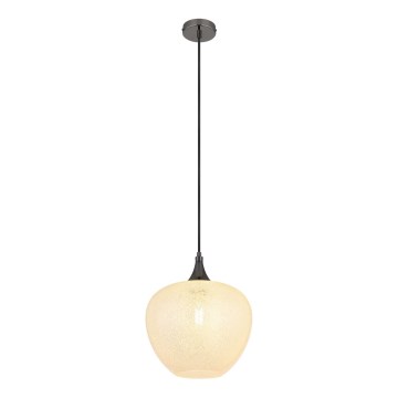Globo - Lámpara colgante 1xE27/40W/230V diá. 29 cm blanco/antracita