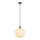 Globo - Lámpara colgante 1xE27/40W/230V diá. 29 cm blanco/antracita