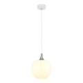 Globo - Lámpara colgante 1xE27/60W/230V diá. 24 cm blanco