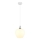 Globo - Lámpara colgante 1xE27/60W/230V diá. 24 cm blanco