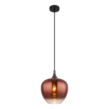 Globo - Lámpara colgante 1xE27/60W/230V diá. 24 cm cobre