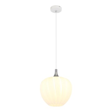 Globo - Lámpara colgante 1xE27/60W/230V diá. 29 cm blanco