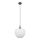 Globo - Lámpara colgante 1xE27/60W/230V diá. 29 cm blanco/marrón