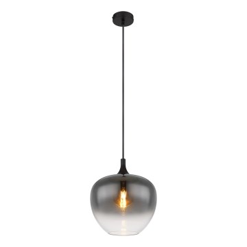 Globo - Lámpara colgante 1xE27/60W/230V diá. 29 cm negro