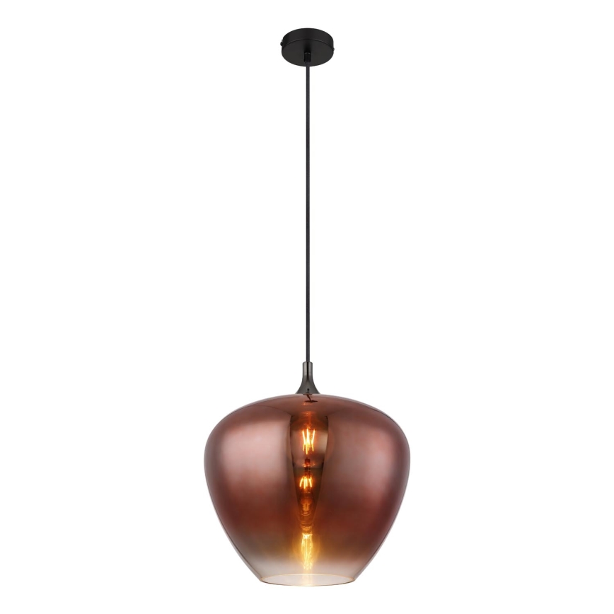 Globo - Lámpara colgante 1xE27/60W/230V diá. 40 cm cobre