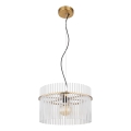Globo - Lámpara colgante 1xE27/60W/230V diá. 40 cm dorado