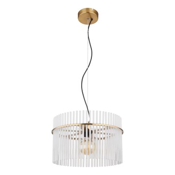 Globo - Lámpara colgante 1xE27/60W/230V diá. 40 cm dorado