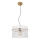 Globo - Lámpara colgante 1xE27/60W/230V diá. 40 cm dorado