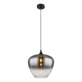 Globo - Lámpara colgante 1xE27/60W/230V diá. 40 cm negro