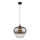 Globo - Lámpara colgante 1xE27/60W/230V diá. 40 cm negro