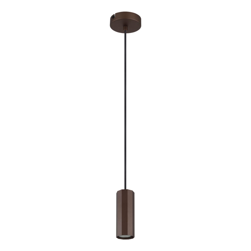 Globo - Lámpara colgante 1xGU10/25W/230V marrón