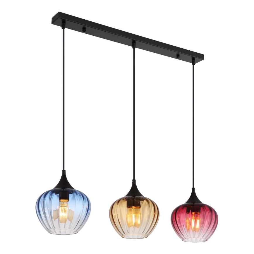 Globo - Lámpara colgante 3xE27/60W/230V