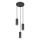 Globo - Lámpara colgante 3xGU10/25W/230V negro