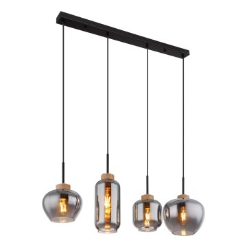 Globo - Lámpara colgante 4xE27/40W/230V