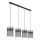 Globo - Lámpara colgante 4xE27/60W/230V negro