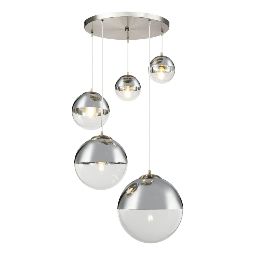 Globo - Lámpara colgante 5xE27/60W/230V diá. 65 cm