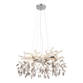 Globo - Lámpara colgante 8xG9/8W/230V diá. 61 cm cromo brillante