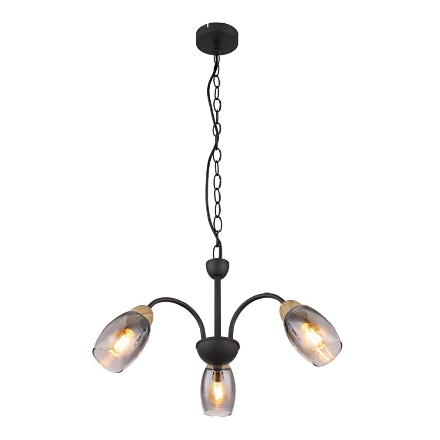 Globo - Lámpara de araña con cadena 3xE14/25W/230V