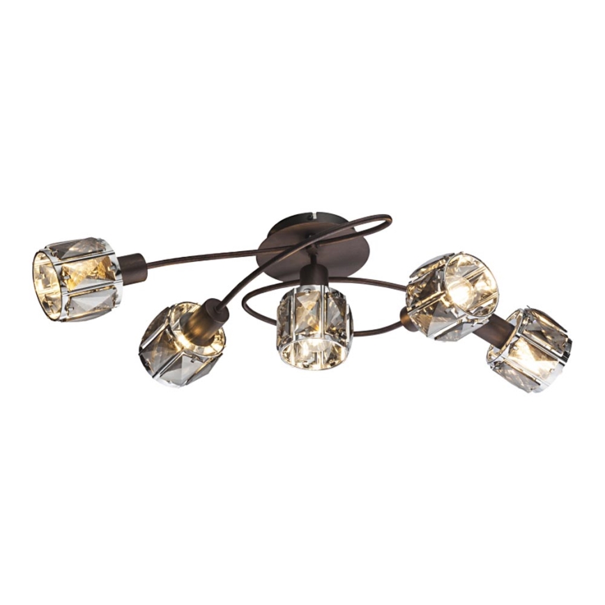 Globo - Lámpara de araña de luces de superficie 5xE14/40W/230V