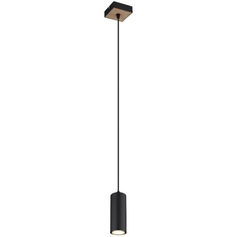 Globo - Lámpara de araña en ristra 1xGU10/35W/230V negro/marrón