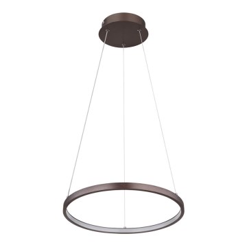 Globo - Lámpara de araña LED en ristra LED/19W/230V marrón