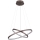 Globo - Lámpara de araña LED regulable en cadena 2xLED/21W/230V marrón