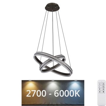 Globo - Lámpara de araña LED regulable LED/60W/230V 2700K-6000K + control remoto