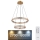 Globo - Lámpara de araña LED regulable LED/78W/230V 2700K-6000K + control remoto