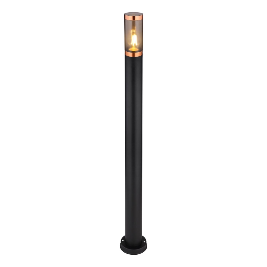 Globo - Lámpara de exterior 1xE27/23W/230V IP44 110 cm negro/cobre
