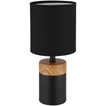 Globo - Lámpara de mesa 1xE14/40W/230V negro/madera
