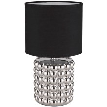 Globo - Lámpara de mesa 1xE14/40W/230V negro/plata