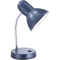 Globo - Lámpara de mesa 1xE27/40W/230V azul