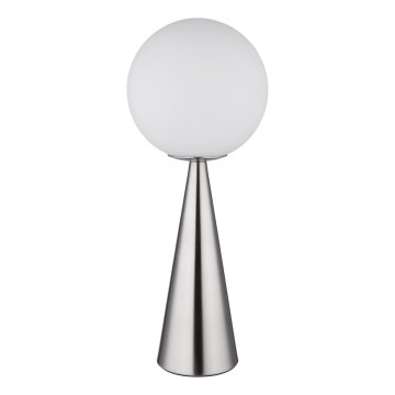 Globo - Lámpara de mesa 1xE27/40W/230V cromo mate