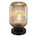 Globo - Lámpara de mesa 1xE27/40W/230V gris