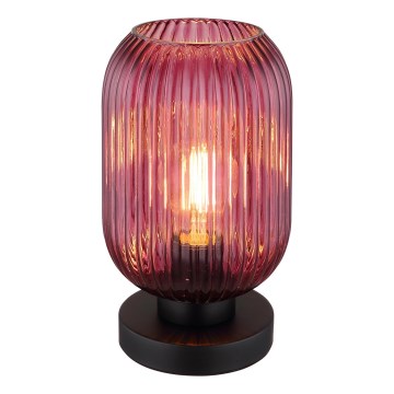 Globo - Lámpara de mesa 1xE27/40W/230V morada