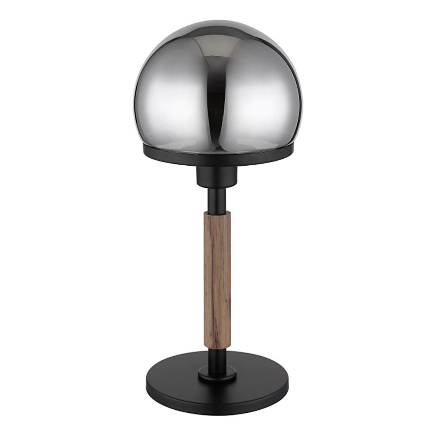 Globo - Lámpara de mesa 1xE27/40W/230V negro/marrón