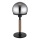 Globo - Lámpara de mesa 1xE27/40W/230V negro/marrón