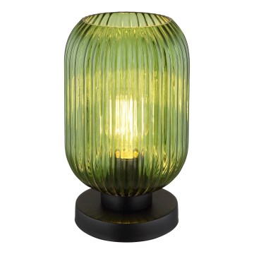 Globo - Lámpara de mesa 1xE27/40W/230V verde